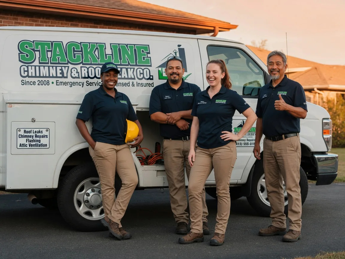 Chimney flashing repair company in Quincy, OH